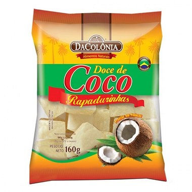 RAPADURA DACOLONIA DOCE COCO 160GR