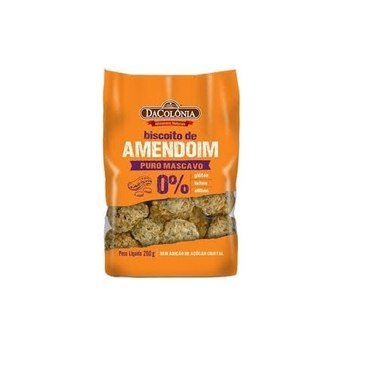 BISCOITO DACOLONIA AMENDOIM 200GR