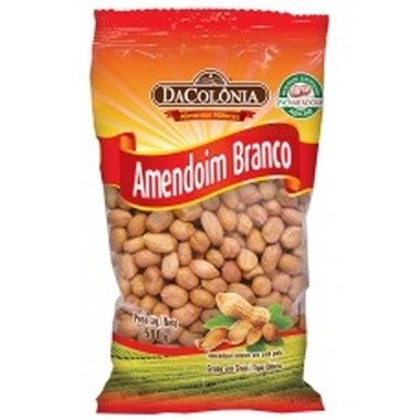 AMENDOIM DACOLONIA BCO CRU GRAUDO 400GR