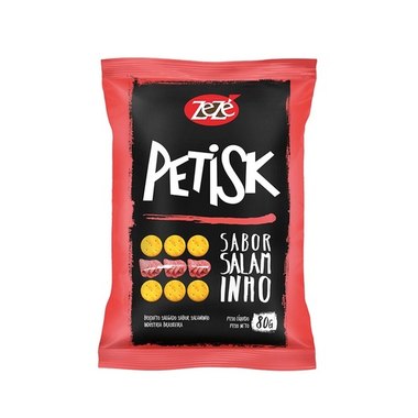 BISCOITO ZEZE PETISK SALAMINHO 80GR