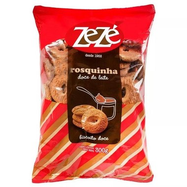 BISCOITO ZEZE ROSQUINHAS DOCE LEITE 300G