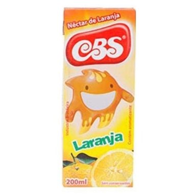 SUCO CBS LARANJA 200ML