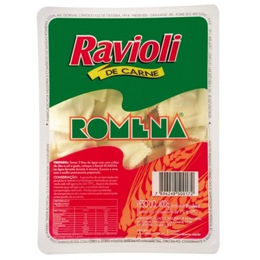 MASSA ROMENA RAVIOLI CARNE 250GR