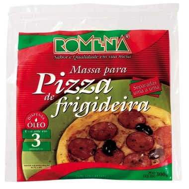 MASSA ROMENA PIZZA DE FRIGIDEIRA 300GR