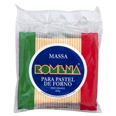 MASSA ROMENA PASTEL FORNO 300GR