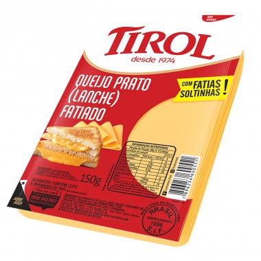 QUEIJO PRATO TIROL FAT 150GR