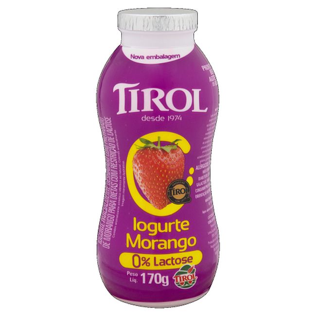 IOG TIROL ZERO LACTOSE MORANGO 170GR