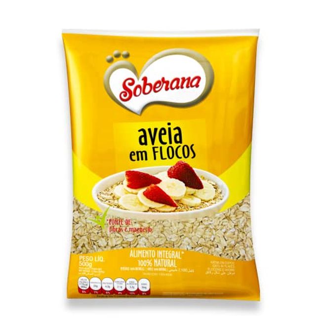 AVEIA SOBERANA FLOCOS 500GR