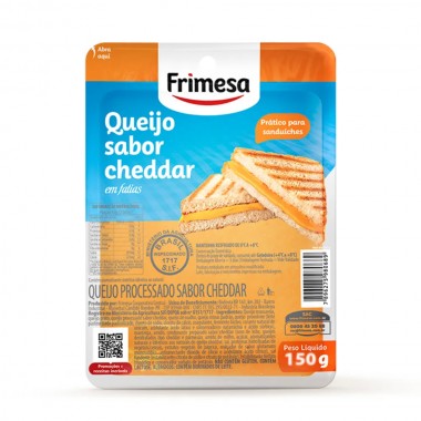 QUEIJO CHEDDAR FRIMESA FATIADO 150GR