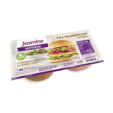 PAO JASMINE HAMBURGUER ORIG S GLUT 300GR