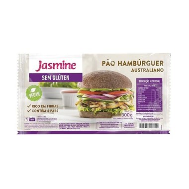 PAO JASMINE HAMBURGUER AUST S GLUTEN300G