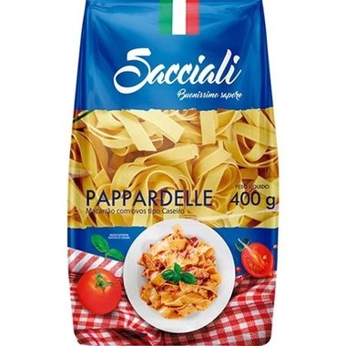 MASSA CASEIRA SACCIALI PAPPARDELLI400GR