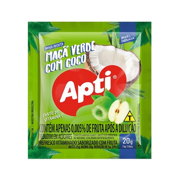 REFRESCO APTI MACA VERDE E COCO 20GR