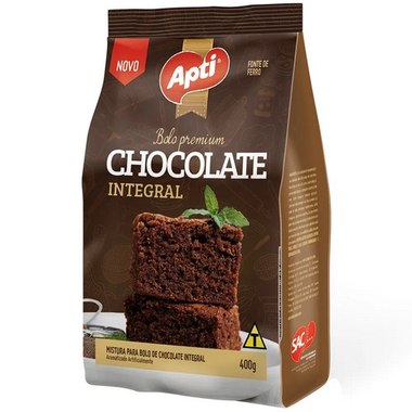 MISTURA BOLO APTI CHOCOLATE INT 400GR