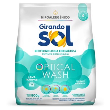 DETERGENTE PO GIRANDO SOL HIPOA SHT 800G