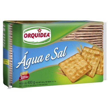 BISCOITO ORQUIDEA AGUA E SAL 320GR