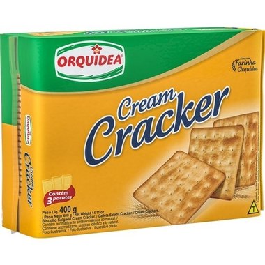 BISCOITO ORQUIDEA CREAM CRACKER 320GR