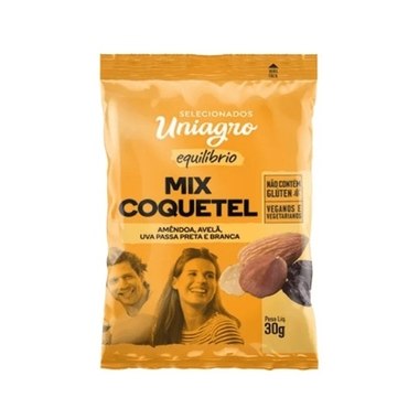 MIX UNIAGRO COQUETEL SNACKS 30g