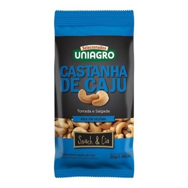 CASTANHA CAJU UNIAGRO 30GR