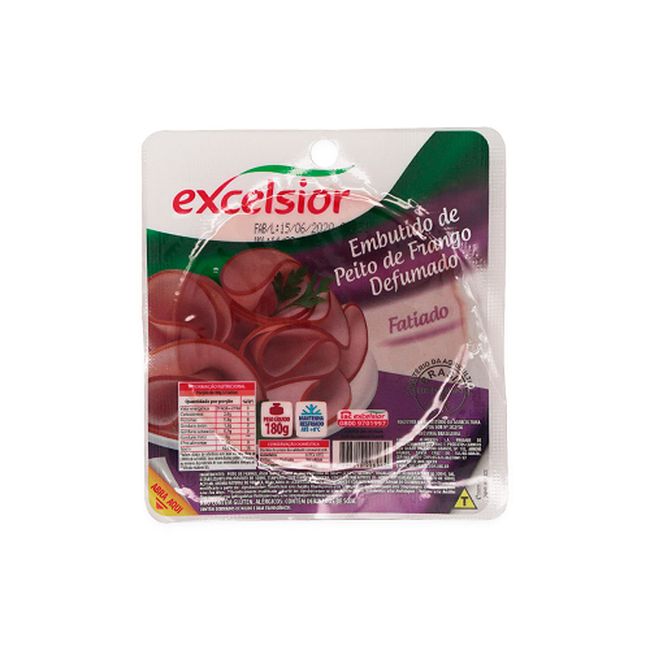 PEITO FRANGO DEFUM FAT EXCELSIOR 180GR