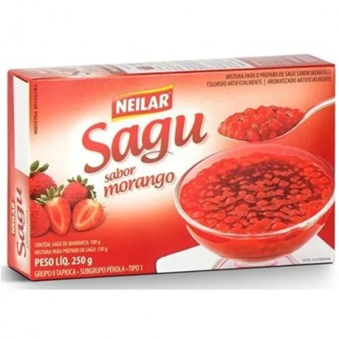 SAGU NEILAR MORANGO 250GR