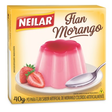 FLAN NEILAR MORANGO 40GR