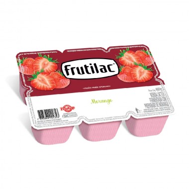 BEBIDA LACTEA FRUTILAC MORANGO 480G