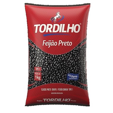 FEIJAO PRETO TORDILHO 1KG