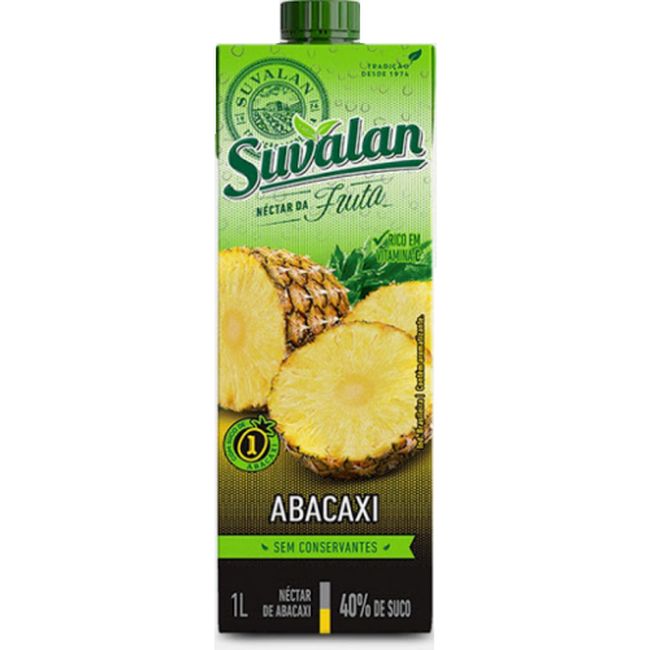 SUCO SUVALAN NECTAR ABACAXI 1L