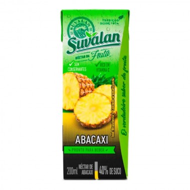 SUCO SUVALAN NECTAR ABACAXI 200ML