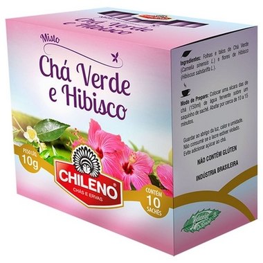 CHA CHILENO VERDE E HIBISCO 10GR