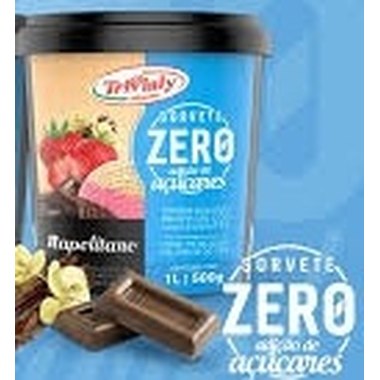 SORVETE TRIVIALY NAPOLITANO ZERO ACUC 1L