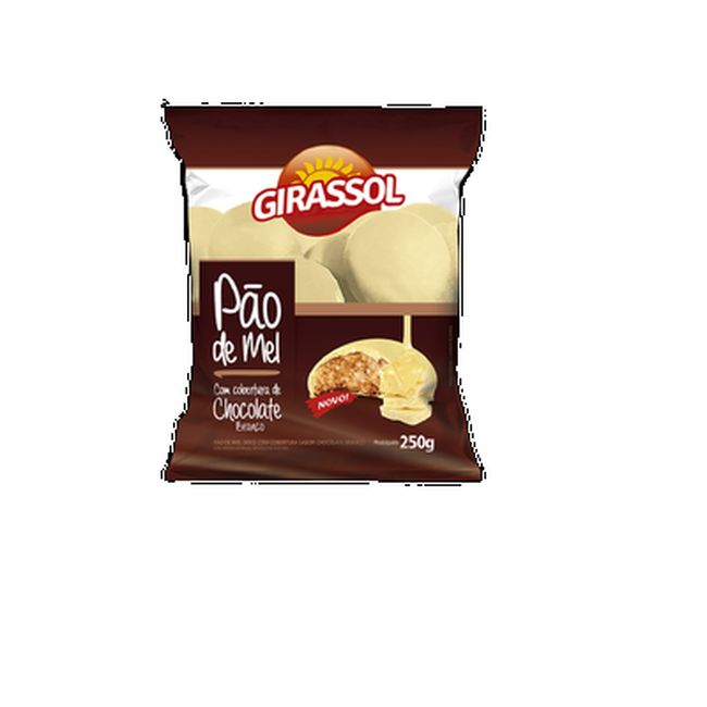 BISCOITO GIRASSOL PAO MEL CHOC BRAN 250G