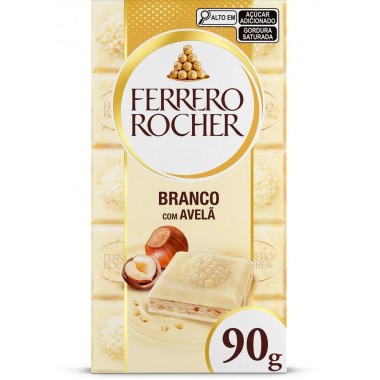 CHOCOLATE BRANCO FERRERO ROCHER 90G