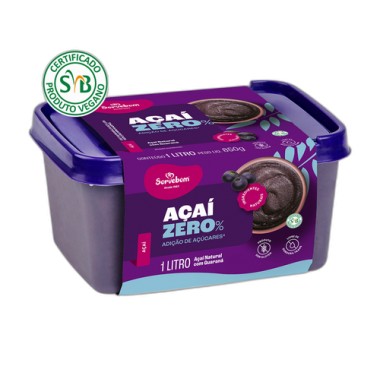 ACAI SORVEBOM ZR ACUCAR 1L