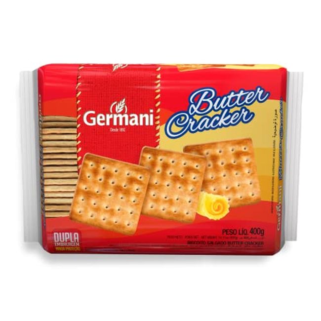 BISCOITO GERMANI BUTTER CRACKER 345G