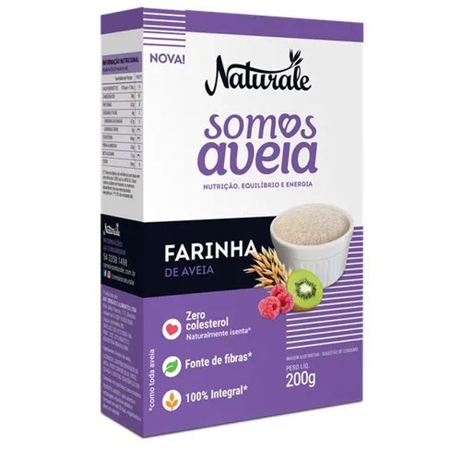 FARINHA AVEIA NATURALE 170G