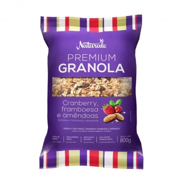 GRANOLA NATURALE PREMIUM FRAMBOESA 800GR