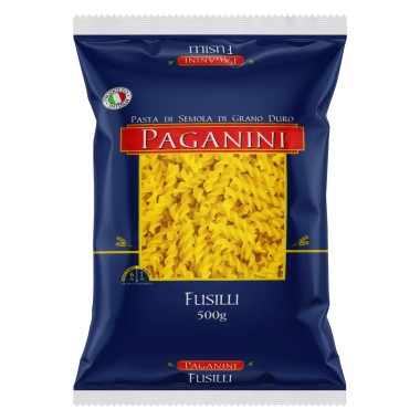 MASSA PAGANINI GRANO DURO FUSILLI 500G