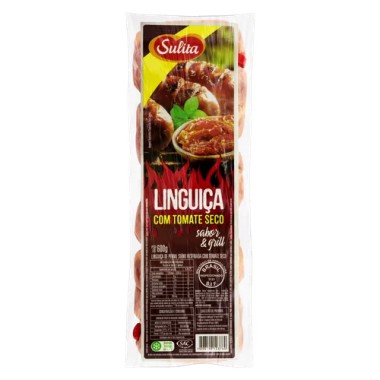 LINGUICA SULITA SUINA TOMATE SECO 600G