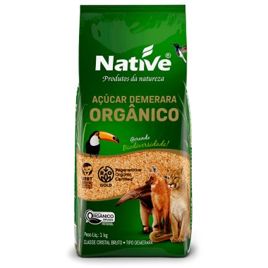 ACUCAR DEMERARA NATIVE ORG 1KG