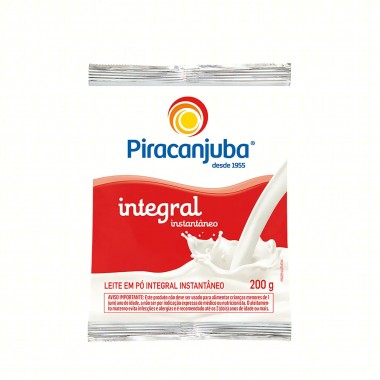 LEITE PO PIRACANJUBA INTEGRAL INST 200G