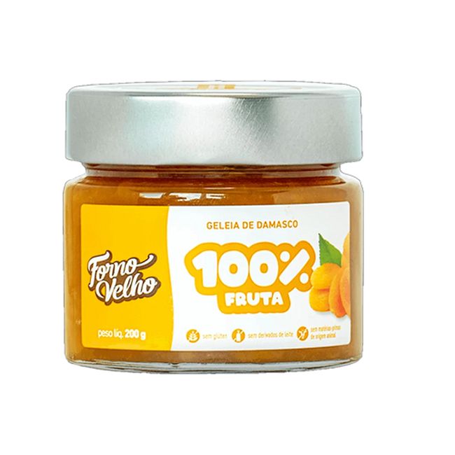 GELEIA FORNO VELHO 100PC FRUTA DAMA 200G