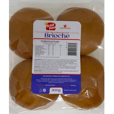 PAO TCHE HAMBURGUER BRIOCHE 300GR
