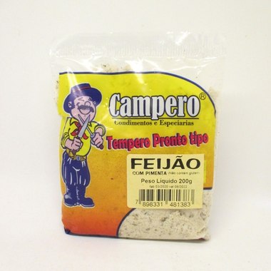 TEMPERO CAMPERO P/FEIJAO C/PIMENTA 200GR