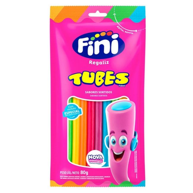 BALA FINI TUBES ARCO IRIS SORT 80GR