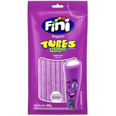 BALA FINI TUBES UVA CITRICA 80GR