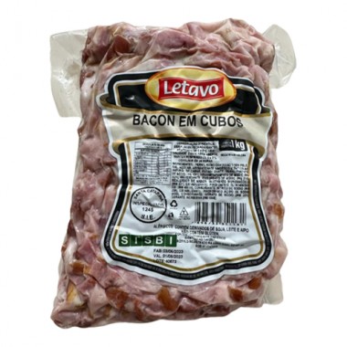 SNO BACON LETAVO CUBOS RESF 1KG