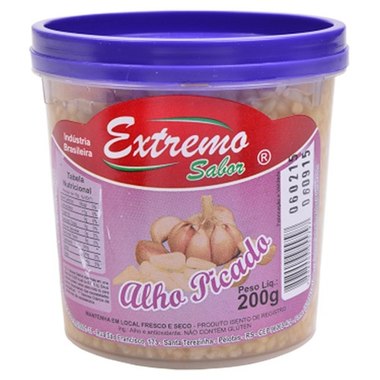 TEMPERO EXTREMO SABOR ALHO PICADO 200GR