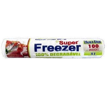 SACO PLAST SUPER FREEZ P/FREEZ 5L 100UN